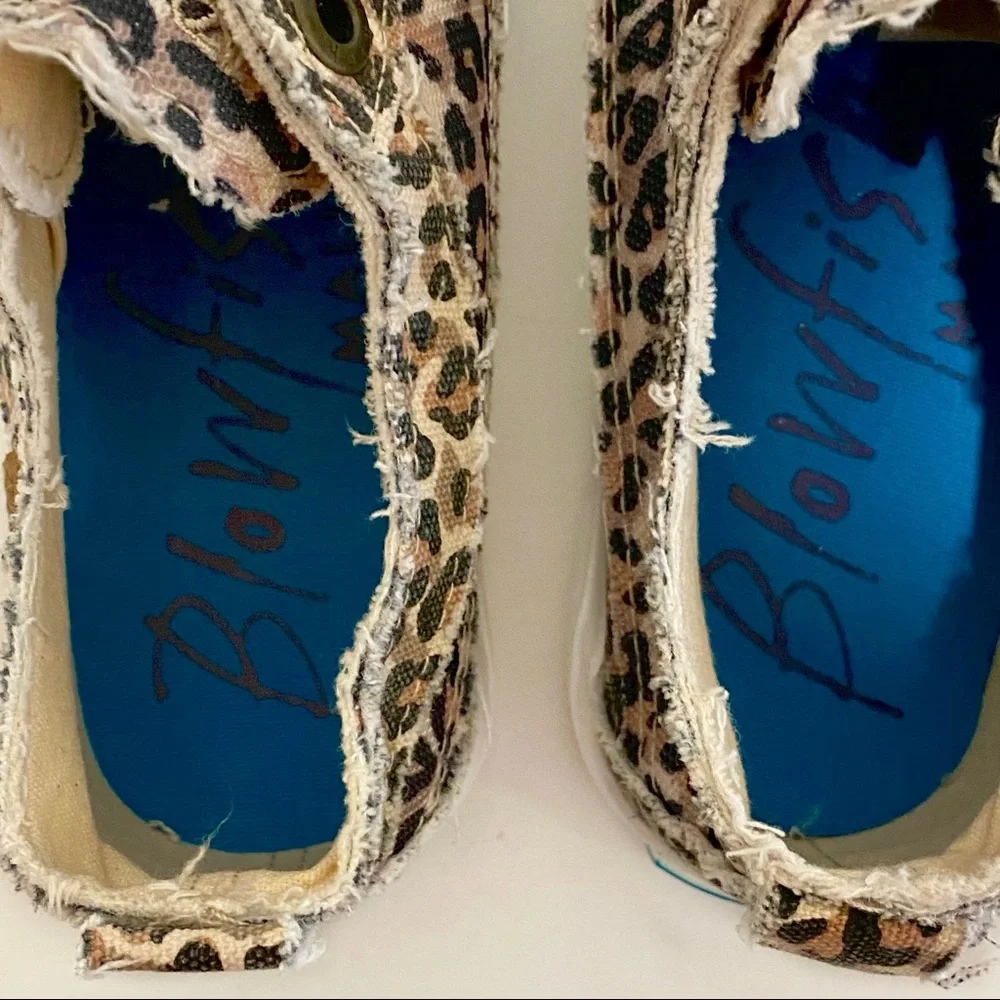 BLOWFISH Play Leopard Print Sneakers- Brand New - Picture 10 of 15